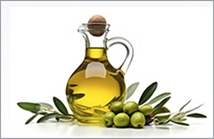 Olive oil in a jar