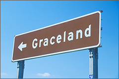 Directional Sign to Graceland